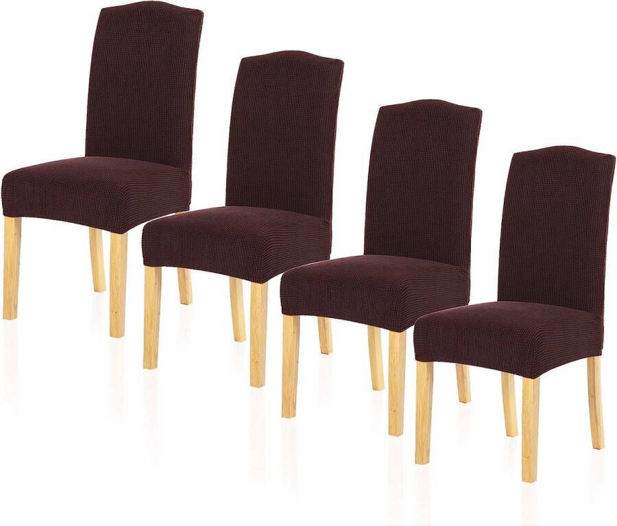 Fauteuilhoezen clubstoel stretch fauteuilbeschermer fauteuilhoes kuipstoelhoes bankhoes elastische antislip clubfauteuilhoezen hoes voor loungestoelen rode wijn - Foto 5