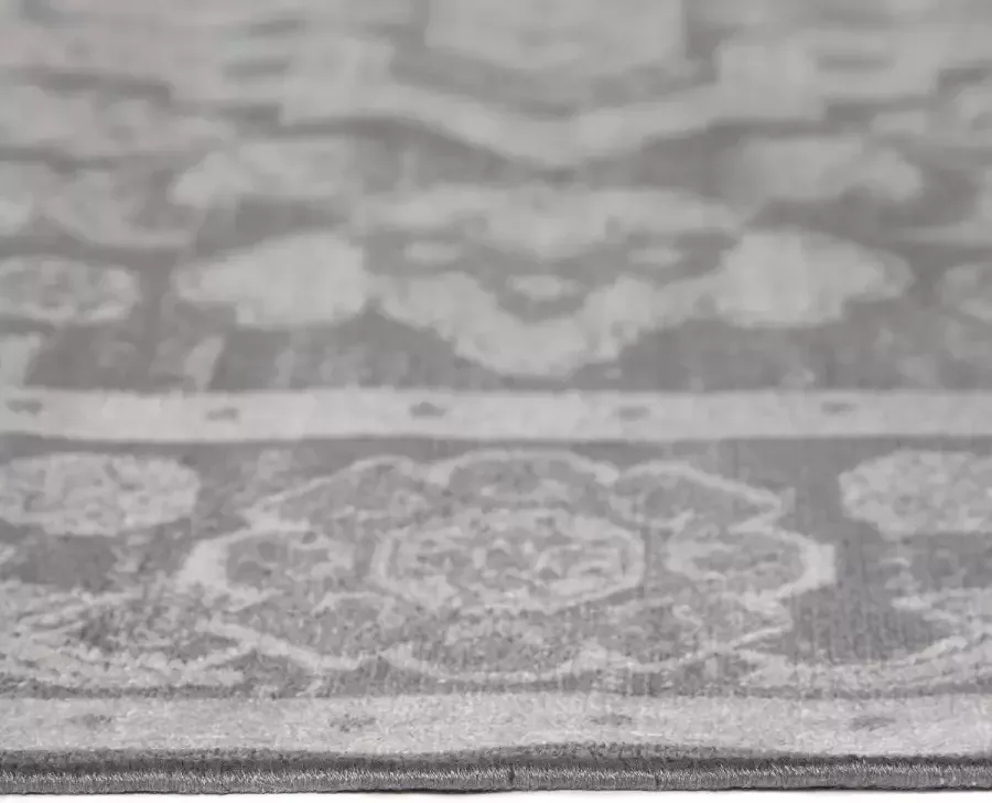 Tier Vintage Vloerkleed Adana 87 Lichtgrijs Viscose Grijs Antraciet 200 x 300 cm (L)