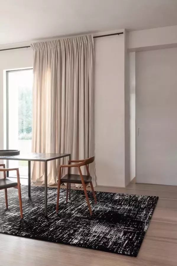 Timeless Creativity OSTA Ink – Vloerkleed Tapijt – geweven – decolan – duurzaam – modern vintage – Zwart wit Abstract -160x230