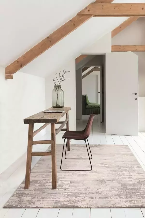 Timeless Creativity OSTA Piazzo – Vloerkleed – Tapijt – geweven duurzaam – zacht modern – trendy Multi Beige Grijs 135x200