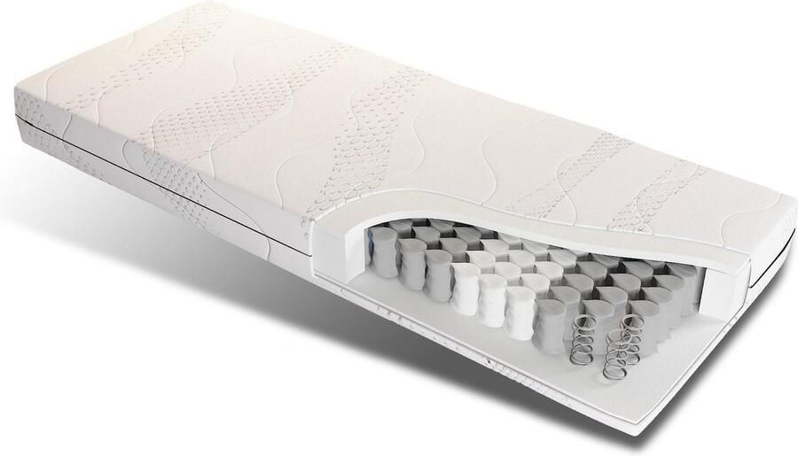 TipTopMatras 7 zone pocketvering matras 80x210x20