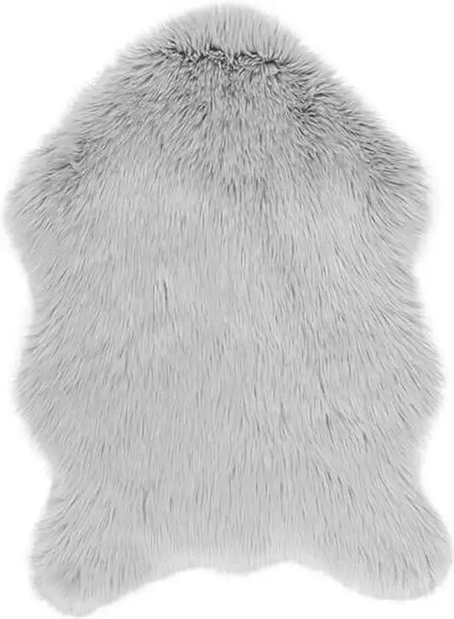 Tiseco Home Studio Vloerkleed Fluffy Licht Grijs