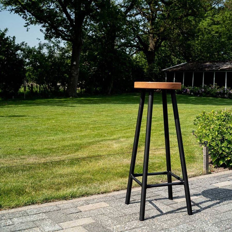 TitanCraft Industriële Barkruk- Rond Poedercoating Matt