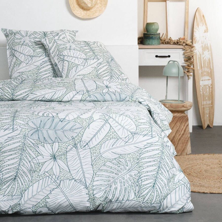 Today Beddengoed voor tweepersoonsbed met bloemenprint SUNSHINE JOY Wit 240x260 cm