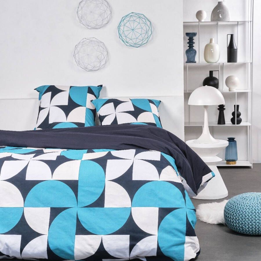 Today Beddengoed voor tweepersoonsbed met zonnige print SUNSHINE GEM Blauw 240x220 cm