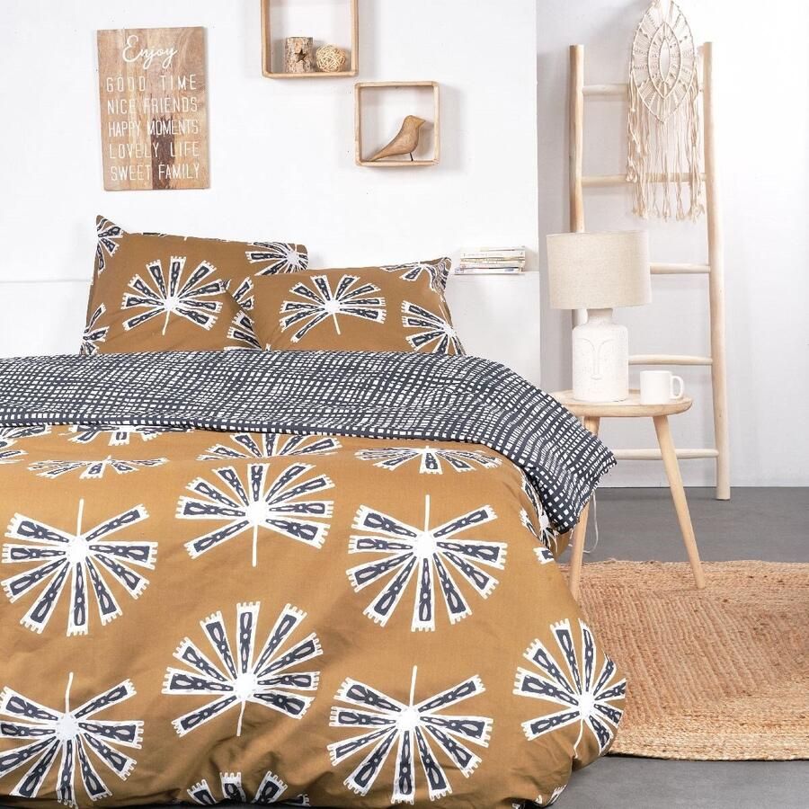 Today Beddengoed voor tweepersoonsbed met zonnige print SUNSHINE GAETAN