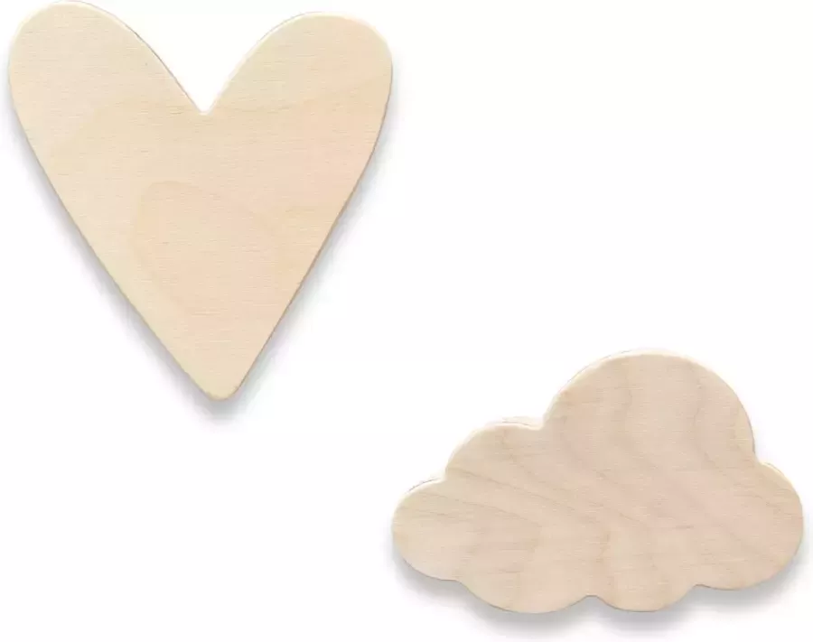 Toddie.nl Berken houten wandhaken kinderkamer kinderkapstok