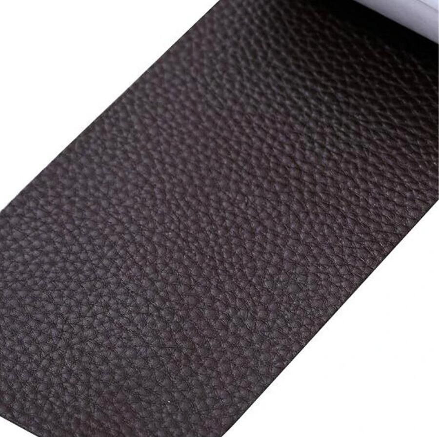 Togadget Zelfklevende lederen reparatiesticker Self-adhesive leather repair sticker donker bruin
