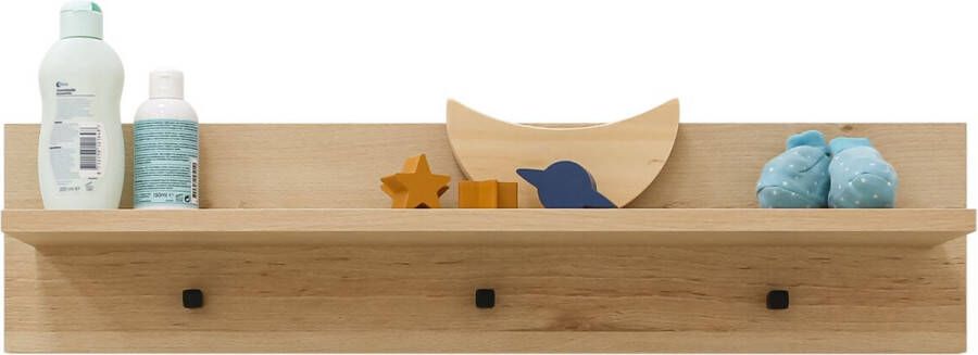 ToiToiKids Fay wandrek Naturel Mat Zwart