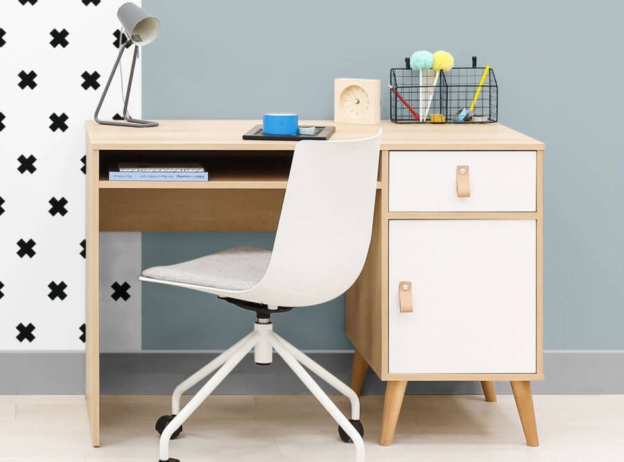 ToiToiKids Bureau Jort Wit Naturel Jort