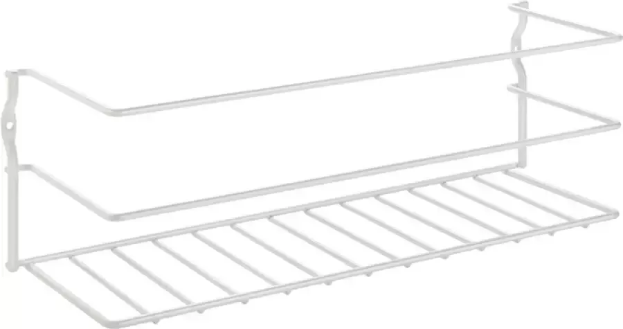 Tomado Metaltex Tomado Metaltex Deur- en wandrekje keuken 36471194 Ophangen zonder boren Wandmontage