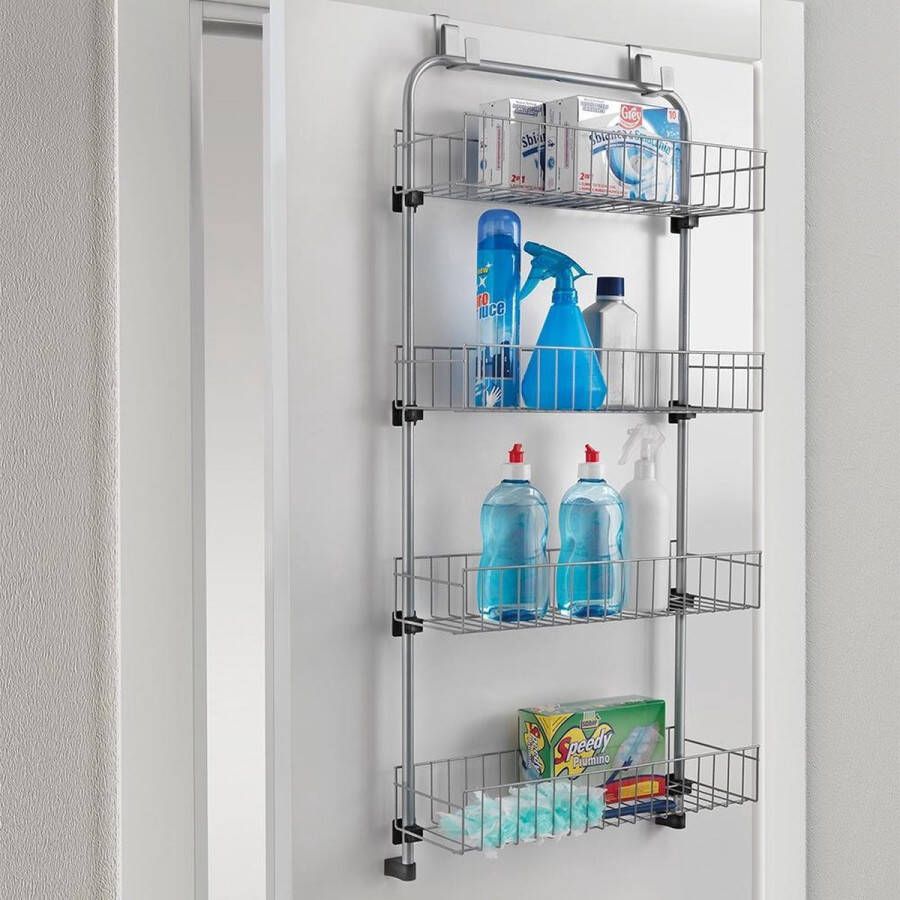 Tomado Metaltex Tomado Metaltex Over the doors Deurrek 103x45cm Metaal Zilver
