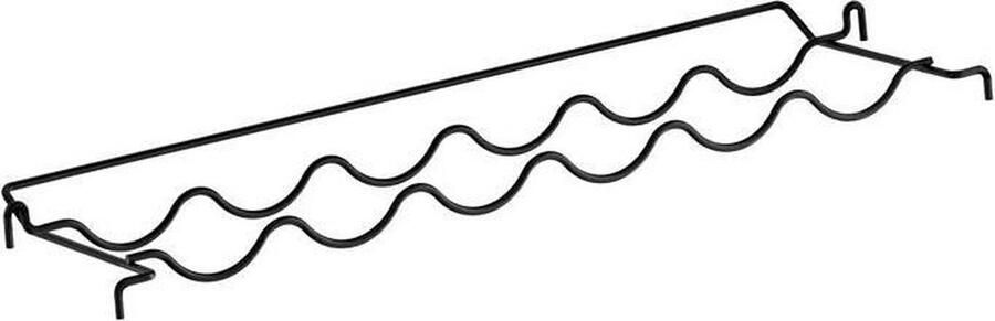 Tomado Wijnrek voor 6 flessen Flessenrek Aan Wandrek Zwart