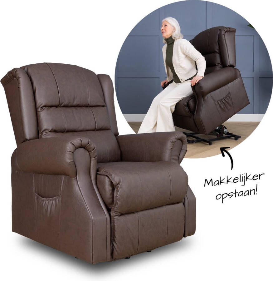 Tommy Teleshopping Stand-Up Seat – Multifunctionele Sta-op Stoel 10 Massagestanden Thermotherapie Verwarming
