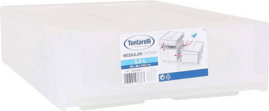 Tontarelli Ladenkast Modular Wit Plastic (29 x 38 x 10 7 cm)