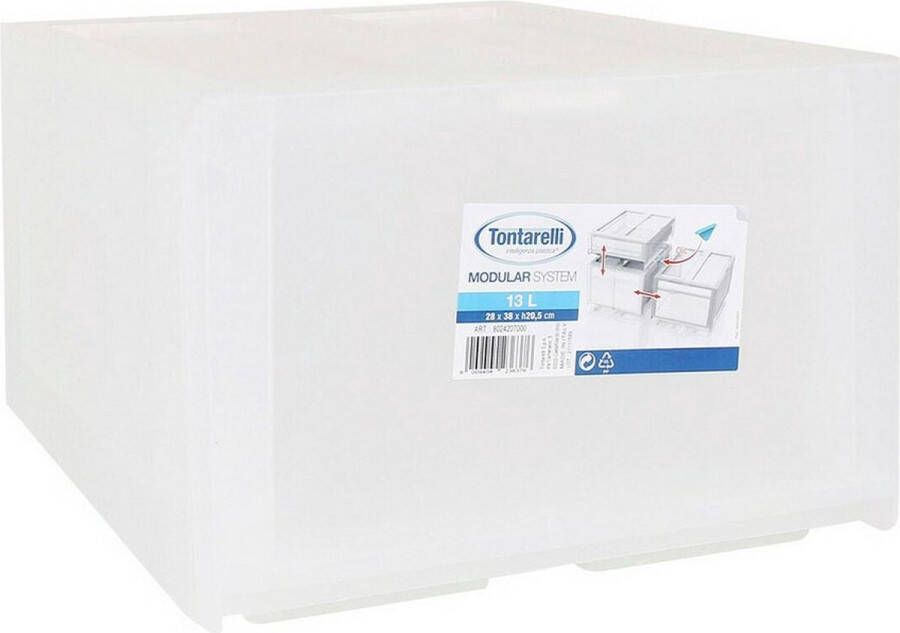 Tontarelli Ladenkast Modular Wit Plastic (29 x 38 x 20 5 cm)