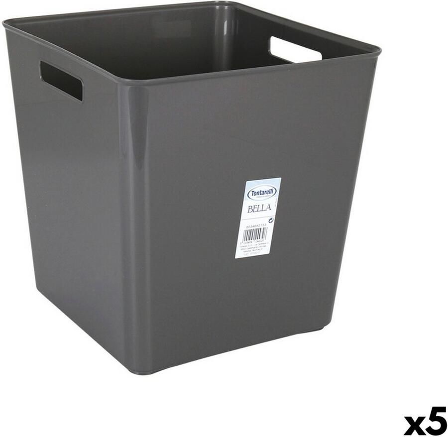 Tontarelli Multi-functionele Kist Bella Grafiet (5 Stuks)