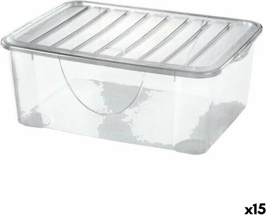 Tontarelli Opbergbak met Deksel Dodo's (36 x 26 4 x 14 2 cm) 36 x 26 4 x 14 2 cm (15 Stuks)