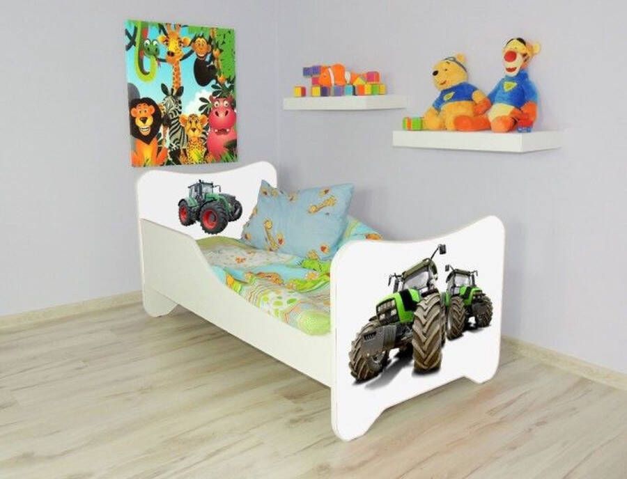 Top Beds Kleuterbed Happy 80x160 Tractors Incl. Matras