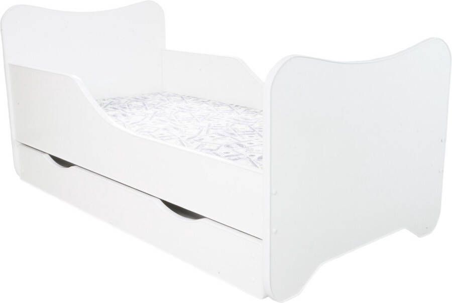 Top Beds Kleuterbed Happy 80x160 Wit Incl. Matras