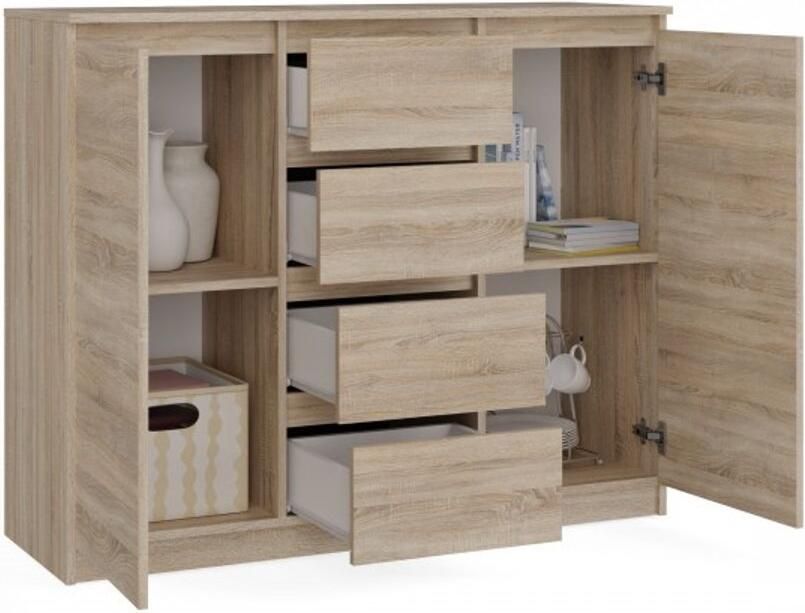 TOP E SHOP Malwa ladekast 2D4S 120 SONOMA