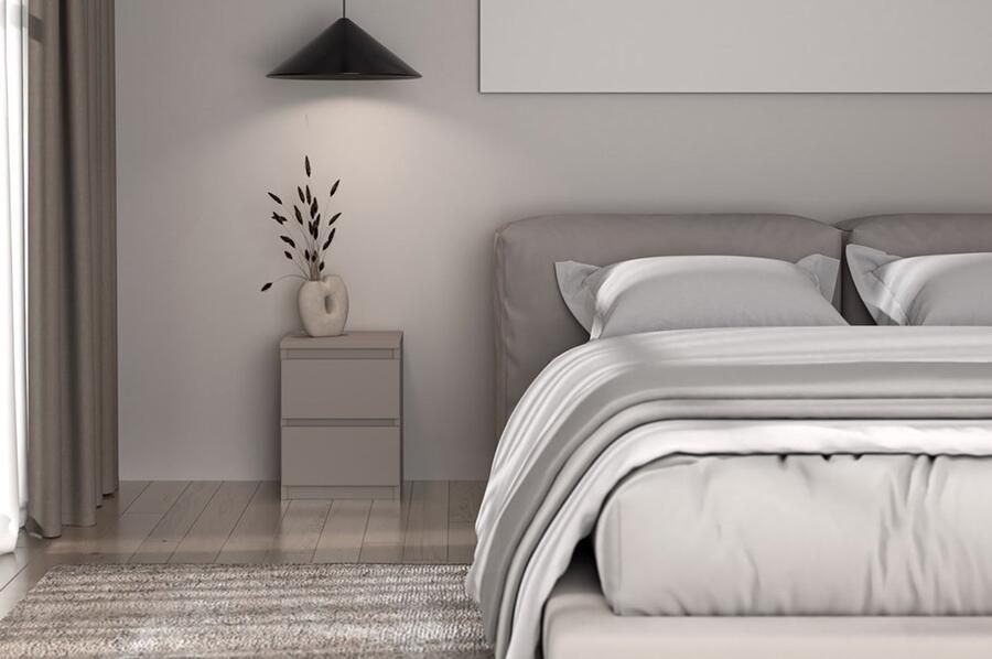 TOP E SHOP Nachtkastje Malwa M2 CLAY - Foto 2