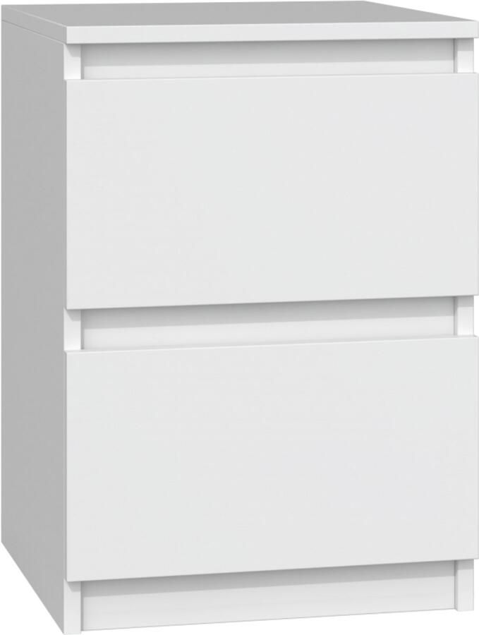 TOP E SHOP Nachtkastje Malwa M2 WIT 2 stuks