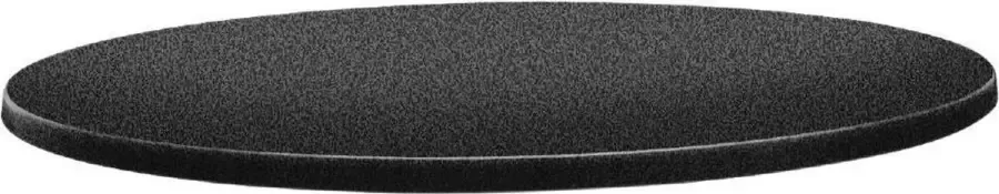 Topalit Classic Line rond tafelblad |antraciet 70 cm Ø