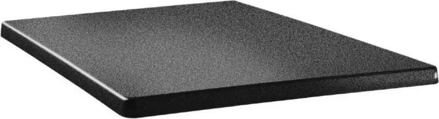 Topalit Classic Line vierkant tafelblad antraciet 60cm