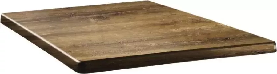 Topalit Classic Line vierkant tafelblad Atacama kersenhout 80x80cm