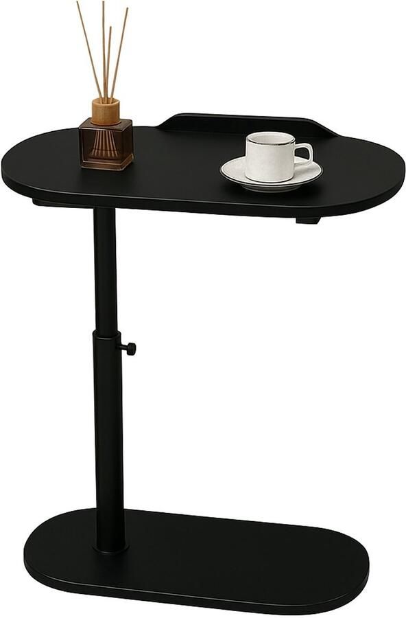 Topmelon Bijzettafel Bedtafel-Laptop tafel-Verstelbaar in Hoek en in Hoogte-vintage 30 x 40 cm (L x B) Laptoptafel Bijzettafel- Bijzettafel Bank