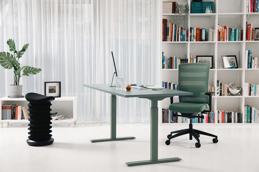 Topstar bureaustoel 'Airwork' zwart mintgroen