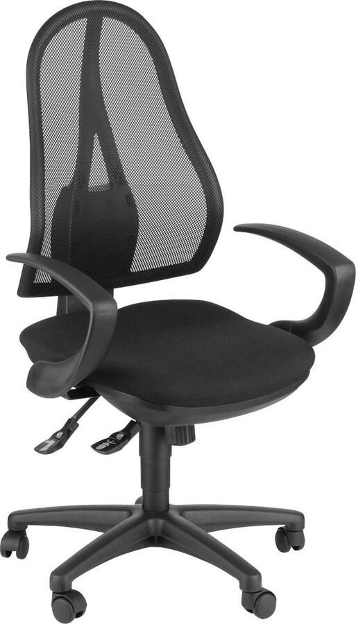 Topstar bureaustoel OPEN POINT SY synchroonmechanisme zonder armleuningen ergonomisch gevormde wervelsteun