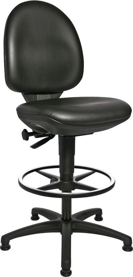 Topstar bureaustoel TEC 50 met glijders en voetenring