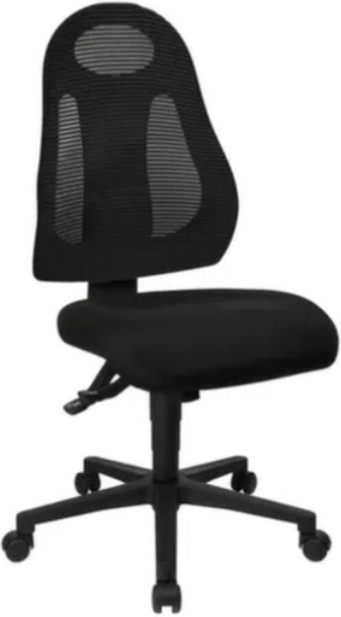 Topstar Bureaustoel Zwart Synchroonmechanisme Ergonomisch Verstelbare Zitting