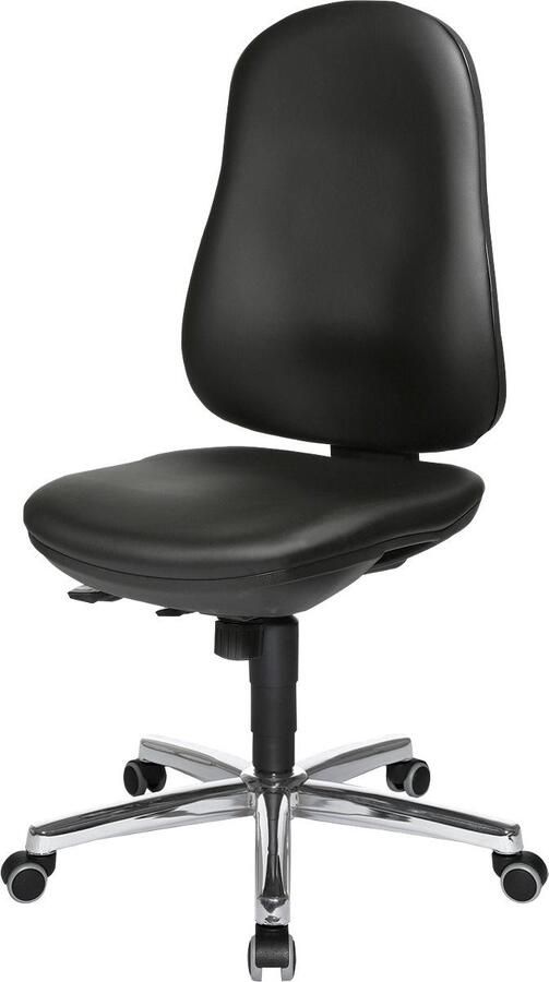 Topstar SUPPORT SY bureaustoel zonder armleuningen synchroonmechanisme bestand tegen desinfectiemiddelen