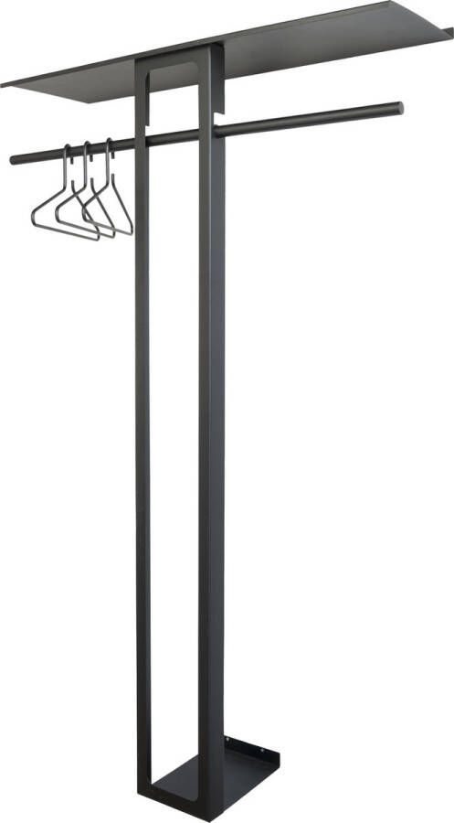 Torna Design Ando Large 100 Wandkapstok 100x160x30 cm Zwart Staal