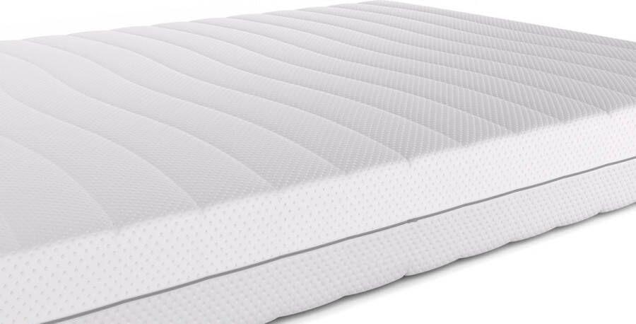 Toros Bedden 80x200x21 Hybrid Pocket Vering Afritsbare Hoes Wit Anti Allergisch Matras