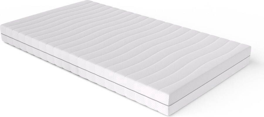 Toros Bedden Matras 180x200 14cm dik HR Koudschuim Bamboo hoes contour gesneden 7-zone