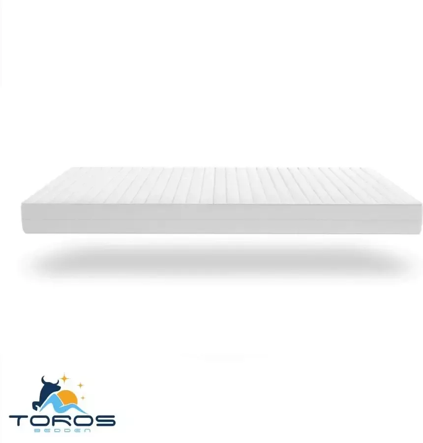 Toros Bedden Matrashoes Bambooe Met 3zijdige Rits Anti Allergie huisstofmijt Dikte 17-19cm 90x200