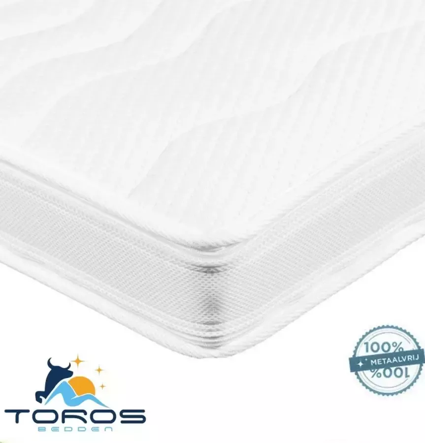 Toros Bedden Topdek Matras Topper Bamboo 3D NASA-Traagschuim-Topper 11cm dik 140x200 Topdekmatras