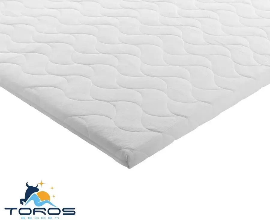 Toros Bedden Topdek matras Topper Tijk 120x200x8 Stevig medium ACTIE!!!