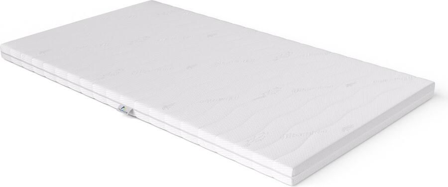 Toros Bedden 90x200 Topmatras 9cm dik HR 45 Premium Bamboe Deluxe Afritsbaar en wasbaar Topper Matras Topdek Climate Motion Control