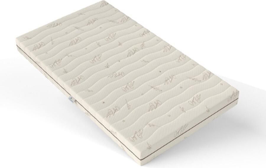 Toros Bedden Deluxe Topper Koudschuim 140x200 Hybride 12cm dik Organic Cotton Tijk Extra Ventilerend