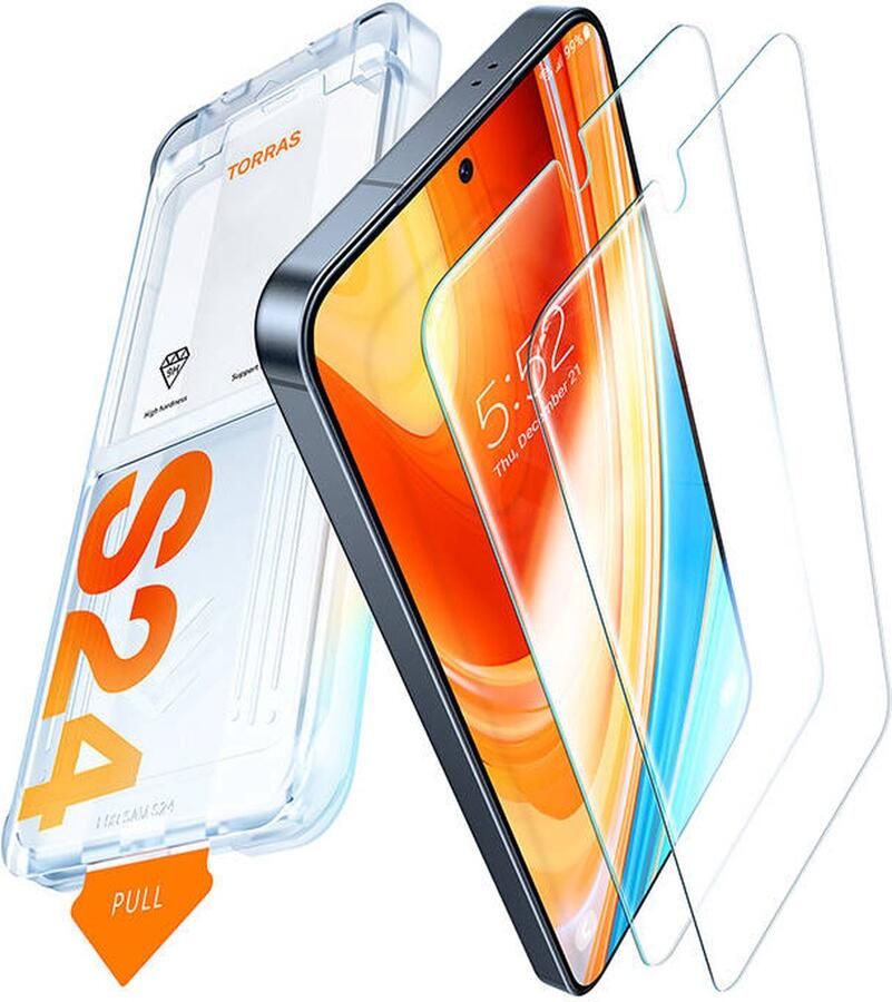 Torras Gehard glas voor Samsung S24 Install Master