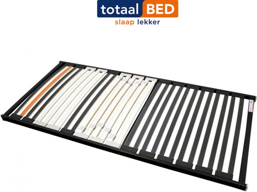 TotaalBED Lattenbodem Medi 1000 meerdere comfortzones 70x200cm vlakke bedbodem