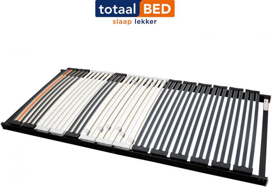 TotaalBED Lattenbodem Medi 3000 meerdere comfortzones 90x200cm vlakke bedbodem
