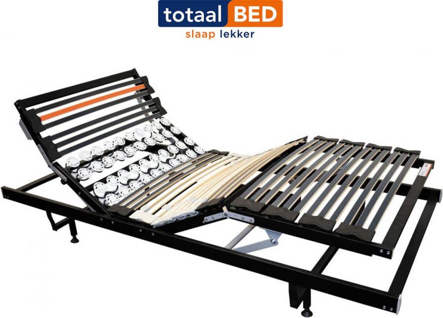TotaalBED Lattenbodem Medi 5000 meerdere comfortzones 90x210cm elektrisch verstelbaar draadloos