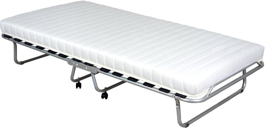TotaalBED Vouwbed Garda 90 x 200 cm zwart ruimte besparend ledikant inclusief matras