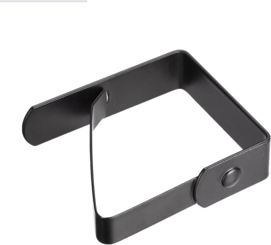 Tovbmup Tafelkleedklemmen Groot 7 cm Metalen tafelkleedklemmen Verpakking van 6 Geschikt voor eettafels picknicks feesten en bruiloften Tafelkleedklemmen voor buiten Zwart